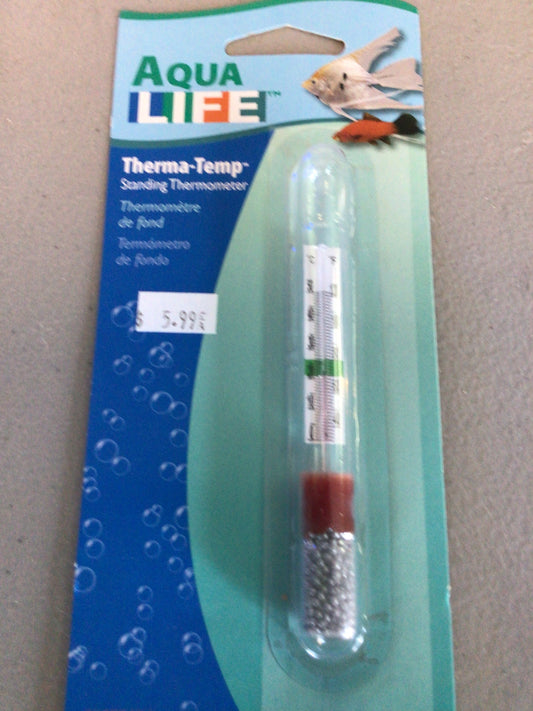 Aqua life standing thermometer