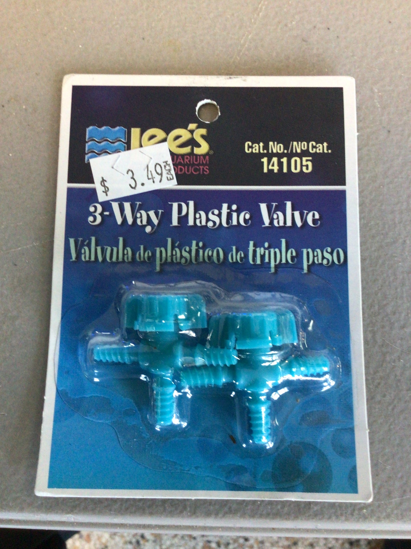 Lees 3-way plastic valve