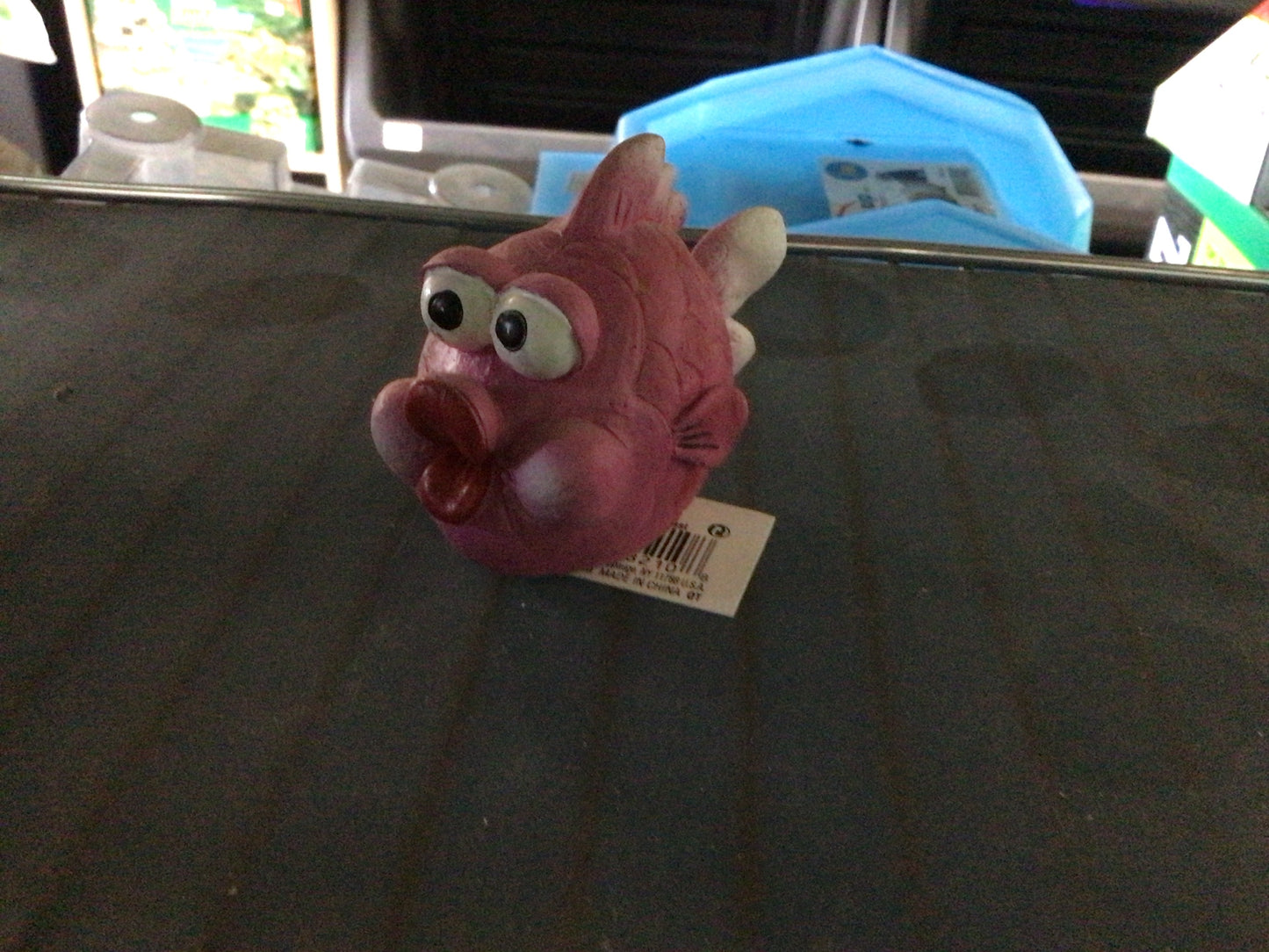 Pink cartoon fish