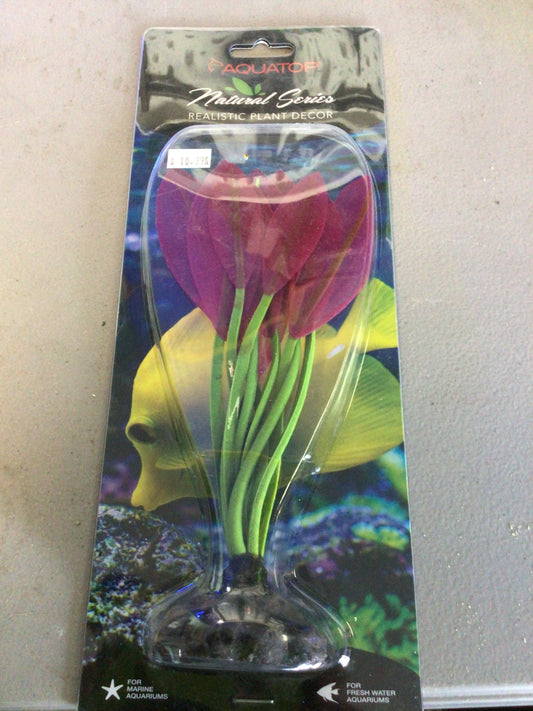 Aquatop purple plant 7.5”
