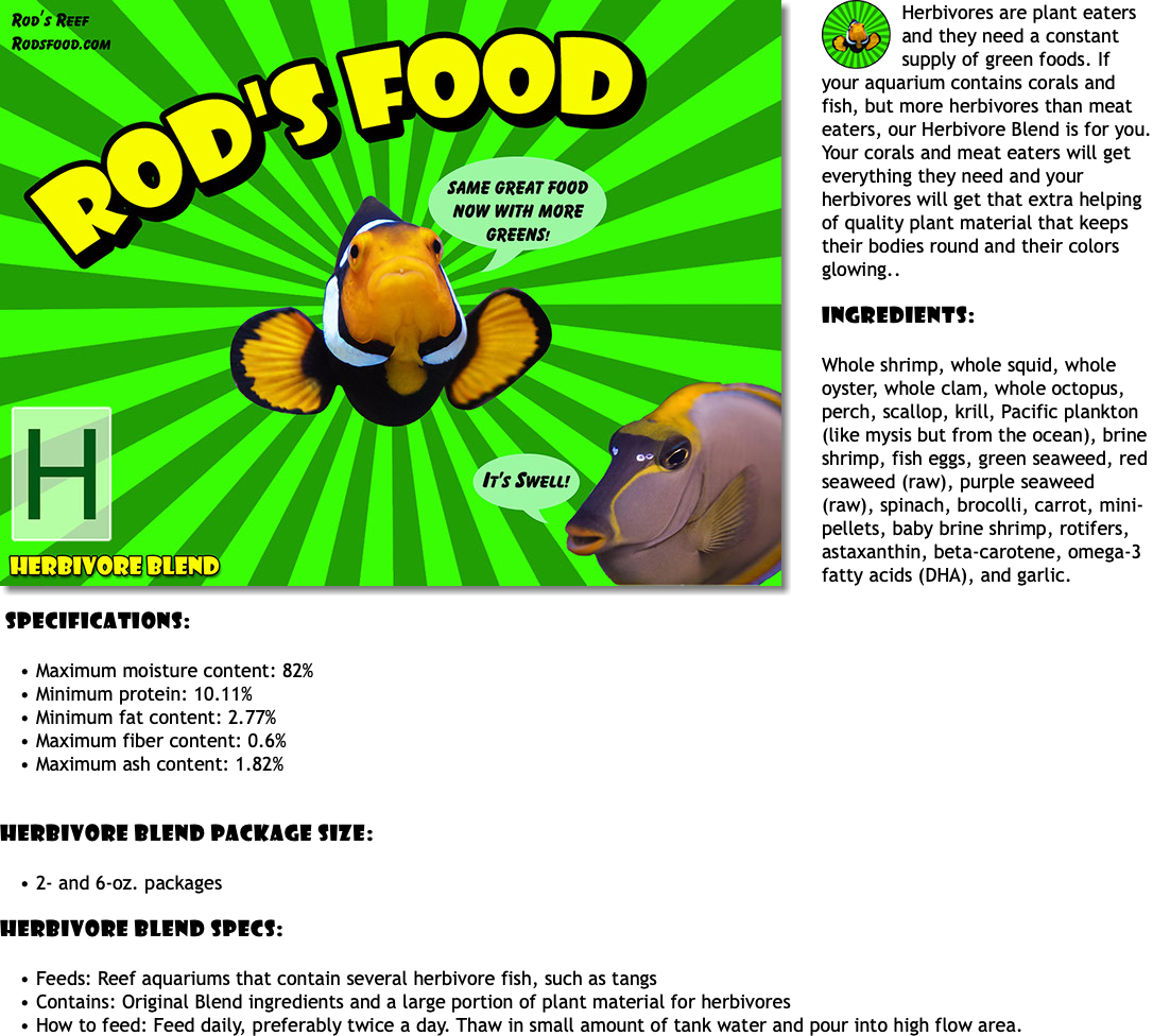 Rod’s Herbivore 6oz
