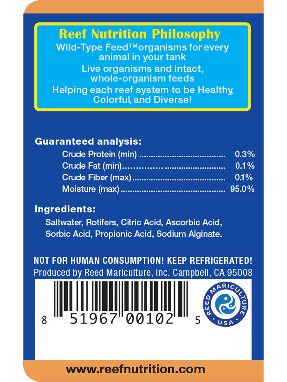 Reef nutrition roti feast 6 oz