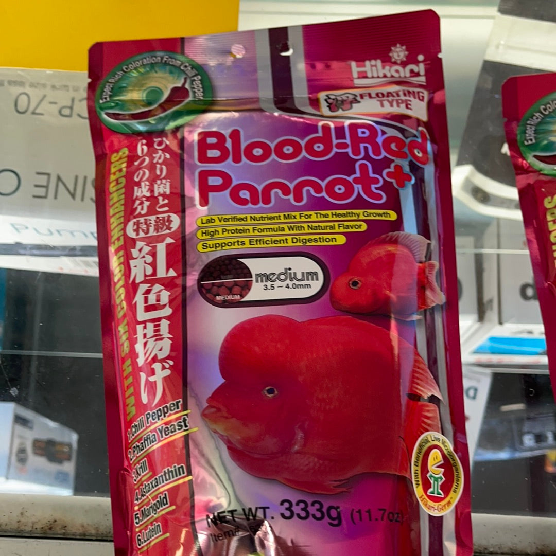 hikari blood red parrot medium 11.7oz