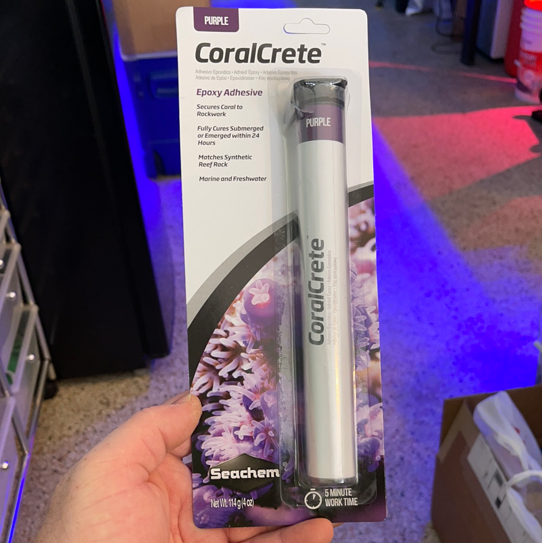 seachem coralcrete 4oz purple