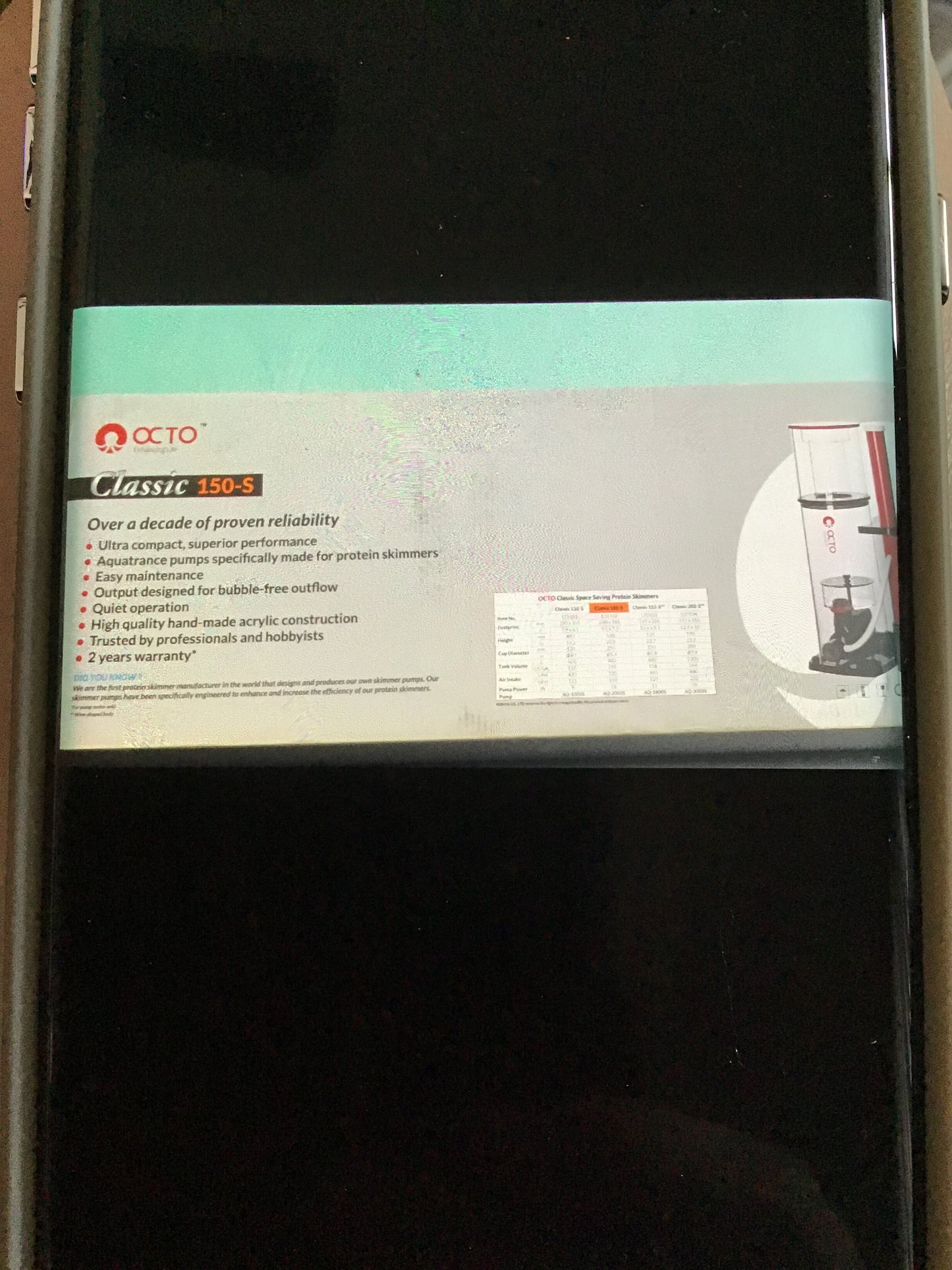 Reef Octopus Classic 150SSS 6” Internal Skimmer