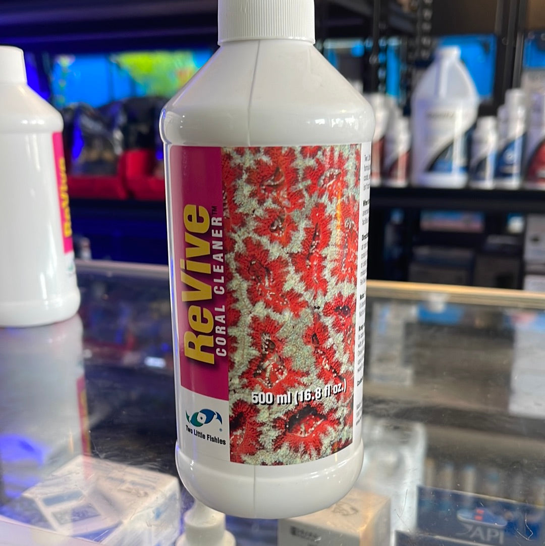 two little fishies revive coral cleaner
