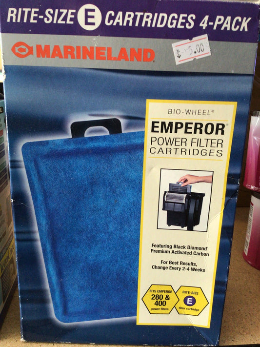 Marineland filter cartridge 4 pack