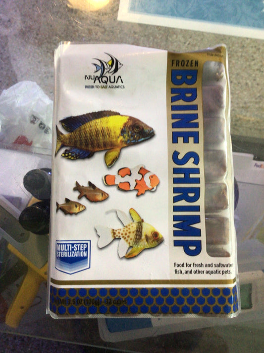 100g frozen brine shrimp cubes