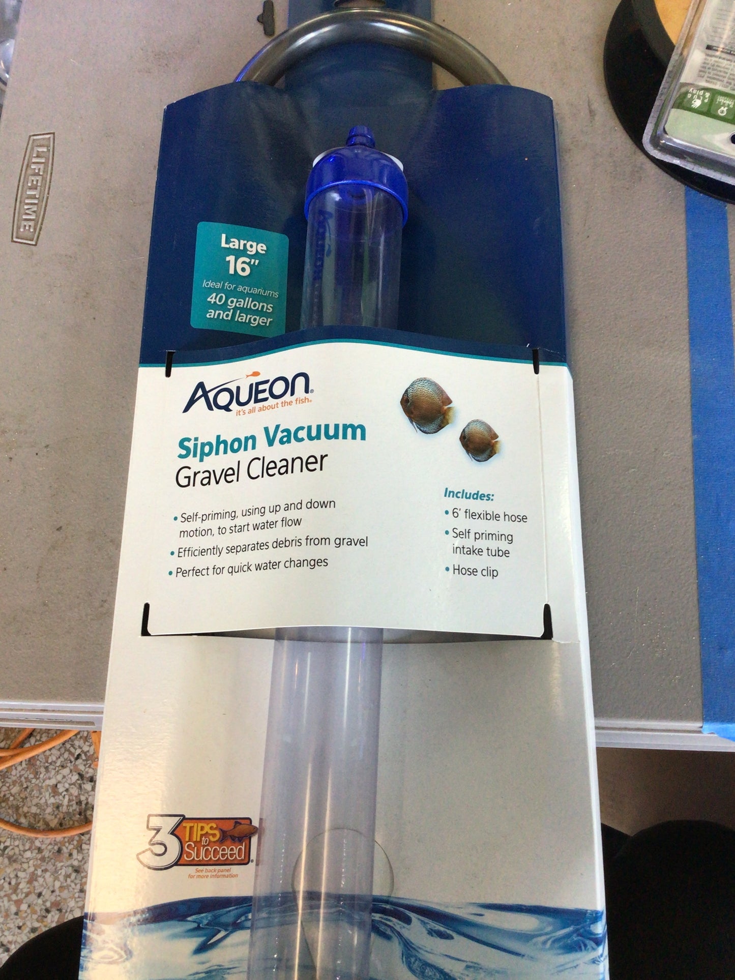 Aqueon siphon vacuum