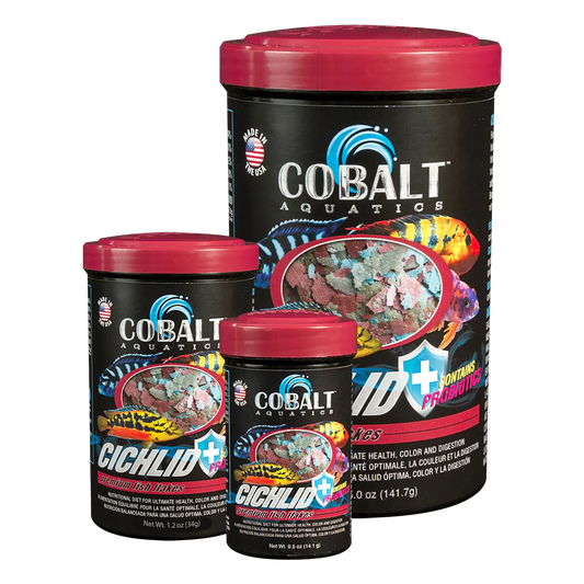 Cobalt Cichlid Flakes 5oz