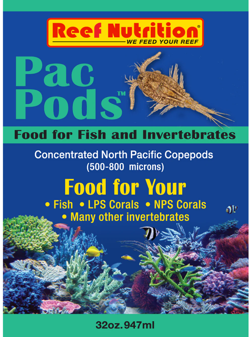 Reef Nutrition Pac Pods 6oz