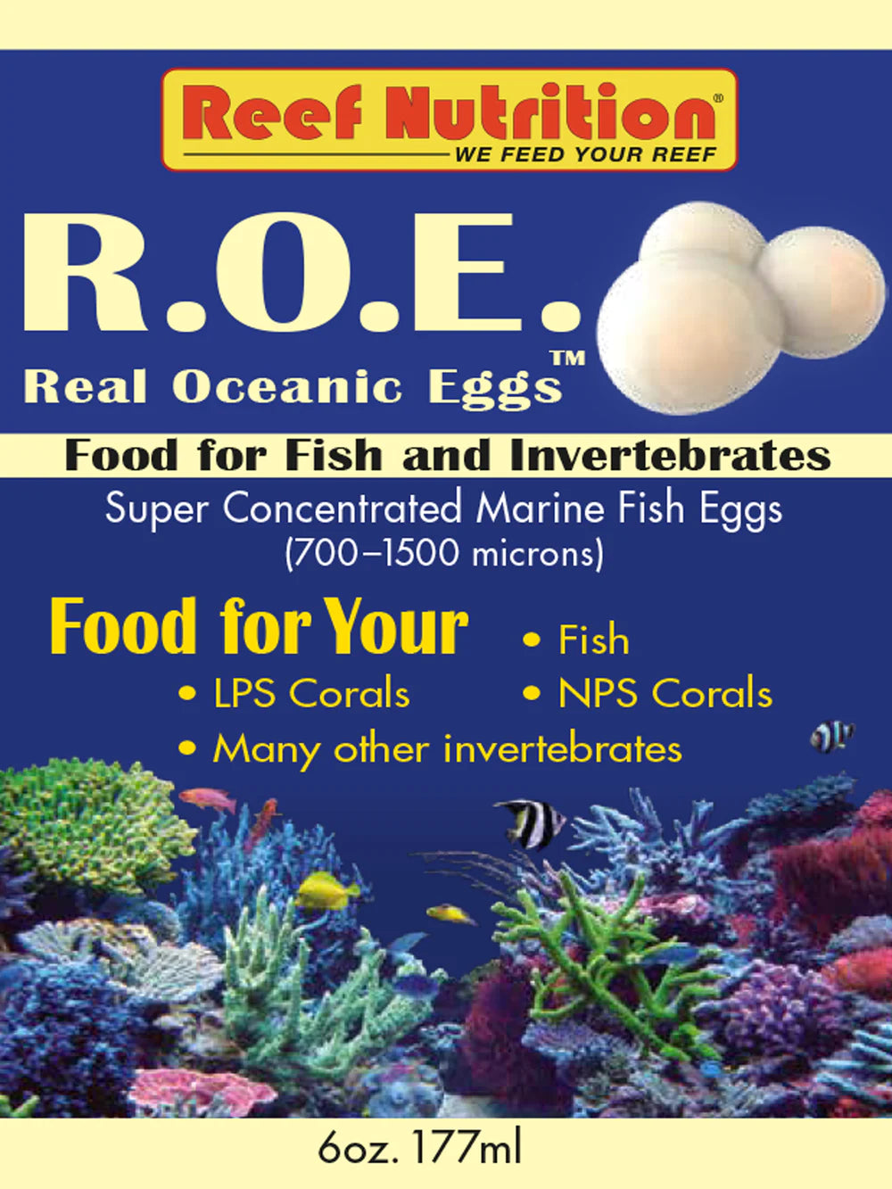 Reef nutrition R.O.E 6 oz