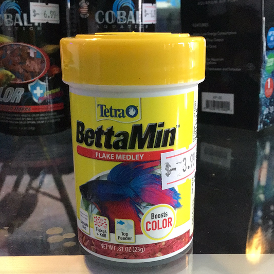 Tetra betta plus mini pellets 1.2 oz