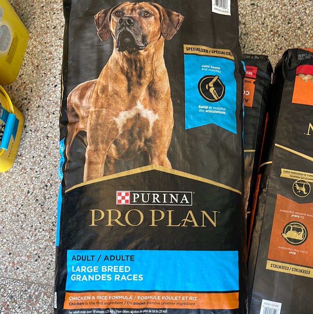 Purina Pro Plan large Breed Chicken and Rice 34lb