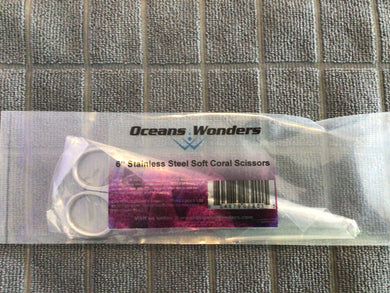 Ocean wonders 6”stainless straight scissors
