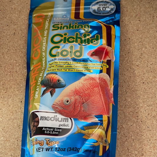 Hi Kari Sinking Cichlids Gold 12oz