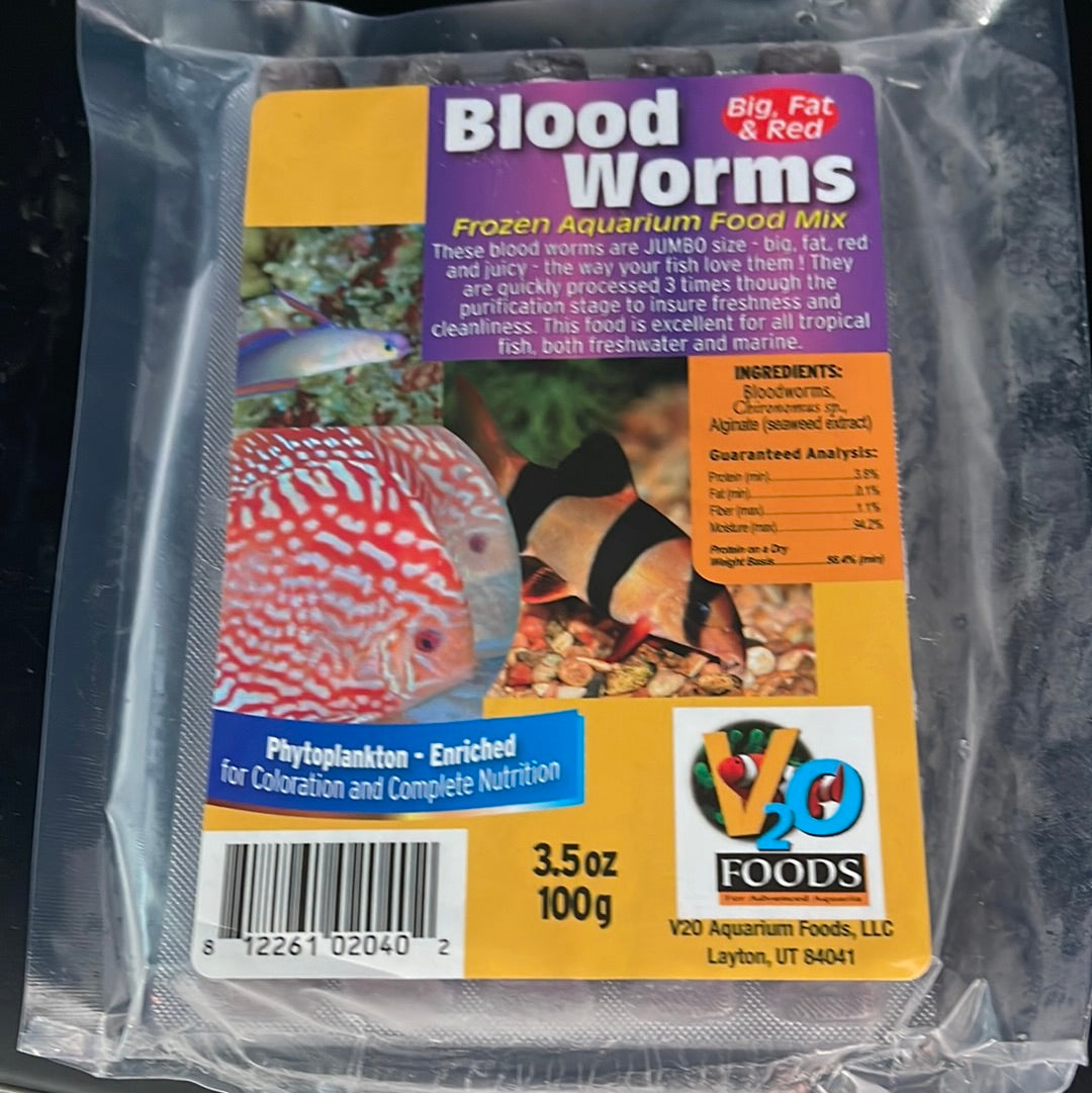 V2O blood worms 100g