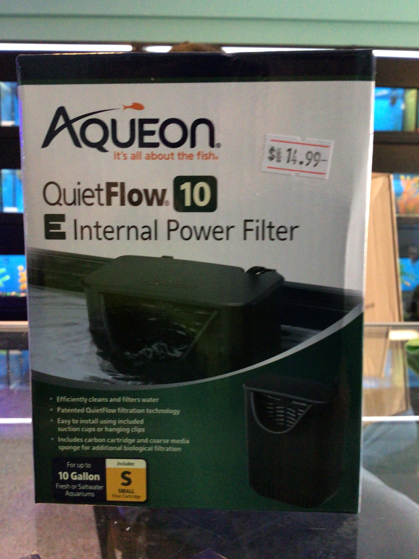Aqueon quietflow internal power filter