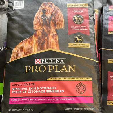 Purina Pro Plan Sensitive Skin And Stomach Lamb And Oatmeal 16lb