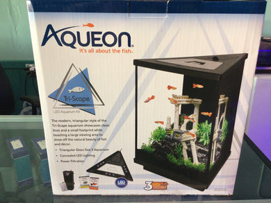 Aqueon tri-scape aquarium
