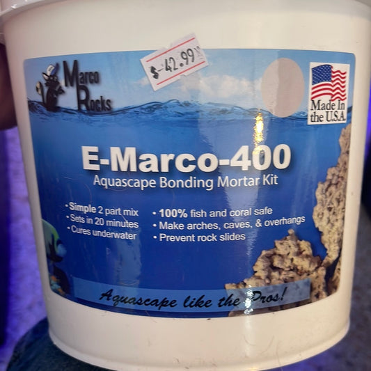 MacroRocks E-Marco-400 Aquascaping Mortar Complete Kit - gray