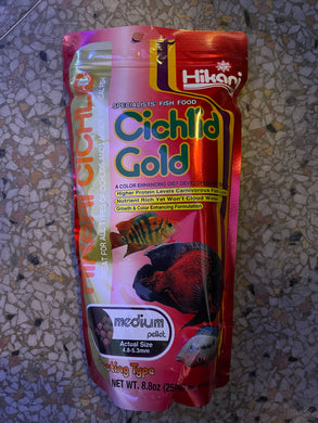 hikari cichlid gold medium 8.8oz