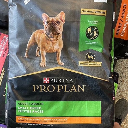 Purina Pro Plan Small Breed Chicken and Rice 18lb