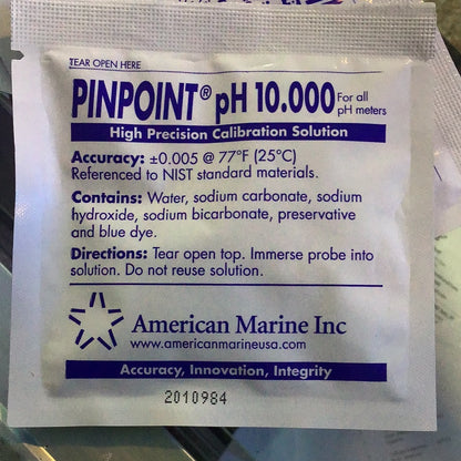 Pinpoint calibration fluid ph10