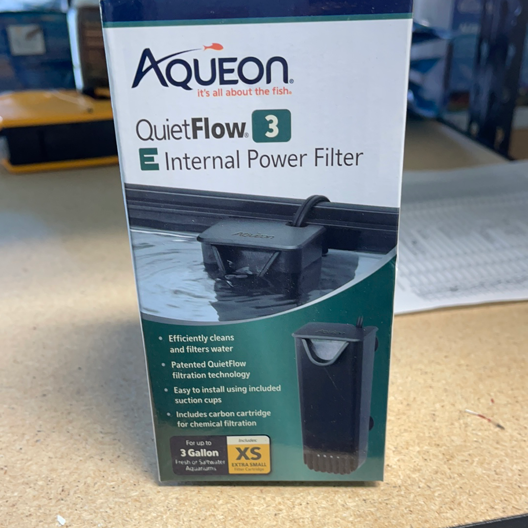 Aqueon Quiet Flow Internal Power Filter Xs